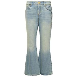 Balmain Western 부츠컷 데님 진 CF1MJ120DE04 6FF TP934446078