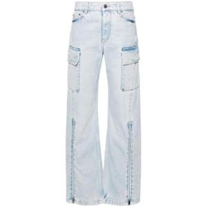 25 FW Stella McCartney 미드라이즈 와이드 카고 진 6D02463SPH62 TP432194413