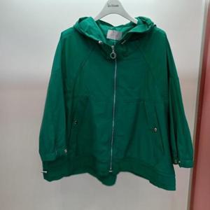 Latium HC06 국내생산 스판 팔뚝품편한 루즈핏 언발 7부반팔 쨍한칼라 집업 점퍼 T2523jp08G