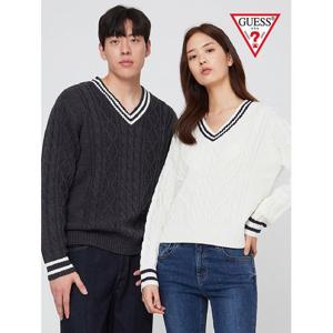 [게스]V넥 스웨터 풀오버 MM4S1691
