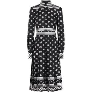 돌체앤가바나 DG logo print silk shirt dress F6TMNTGDCVJ TP719169310