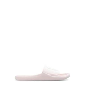 Kenzo 로고 패치 오픈 토 슬라이드 FE52MU110P51 34 TP943448538