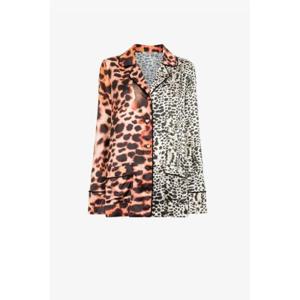 로베르토 카발리 무레나 프린트 V넥 재킷 QKT422SZF49 05558 TP943390059