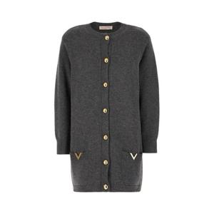 발렌티노 가라바니 가디건 5B3KA07Z8N2 J73 GRIGIO SCURO MELANG