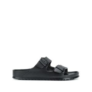 BIRKENSTOCK Arizona Eva 블랙 러버 샌들 Birkenstock Man 129423BLACK