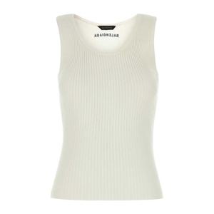 발렌시아가 화이트 스트레치 울 블렌드 탱크탑 828090T1737 900