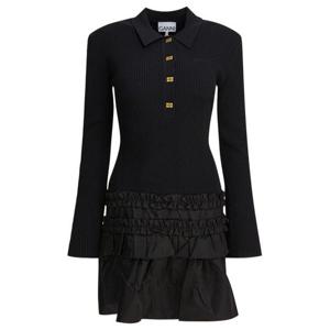 가니 미디 원피스 K2523099 Black