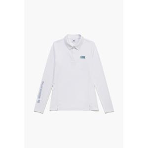 [르꼬끄골프] 여성 골지 긴팔 카라 티셔츠 (GQ322LTL81)