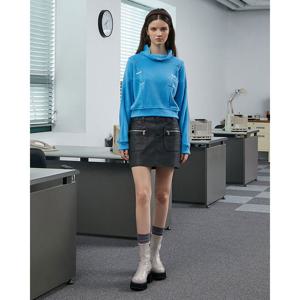 [에고이스트]금속 장식 포인트 루즈핏 터틀넷 TS(EQ4CL065)