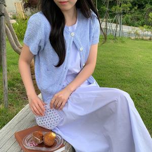 걸스데일리 /  Muse12 리브 크로쉐 가디건