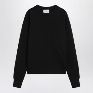 AMI PARIS Black Ami De Coeur crewneck sweatshirt USW027749QAMI-001