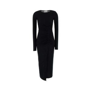 ISABEL MARANT ETOILE Black stretch modal Jelina dress RO0349FBC3K01E 01BK