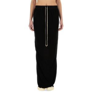 RICK OWENS DRKSHDW PILLAR MAXI SKIRT DS01E3332BHDB09