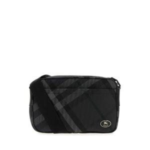 BURBERRY Embroidered canvas Grid crossbody bag 8111318 A1208