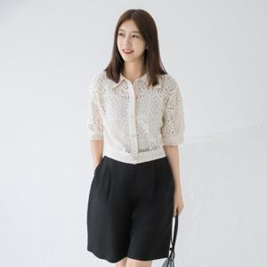 엄마옷 마담4060 레이스카라자켓여성 썸머 아우터 -ZJK2507009-
