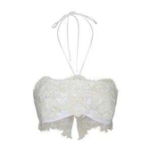 Ermanno Scervino 자수 홀터넥 크롭 탑 D464Y600NZB 10602 TP946378508
