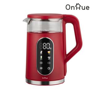 온휴 디스플레이 1.7L 무선 포트 OHA-EK4SR 레드 전기주전자 보온포트 분유포트 2중레이어 내열유리 온도맞춤