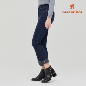[올포유] [모델착장] 여성 기모 데님 팬츠 ALPJK9211-913