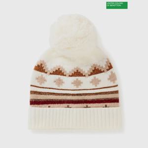[베네통] Drop knit beanie 3F_16BYEA00W_000
