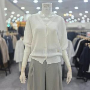 레노마레이디 sh06 V넥 니트 가디건 R2G25KCD230