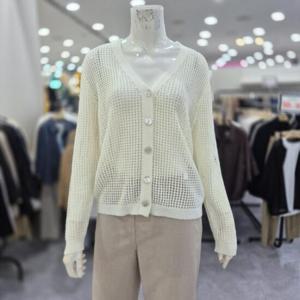 레노마레이디 sh06 그물망 니트 가디건 R2G25KCD220