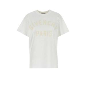 GIVENCHY White cotton oversize t shirt BW70FM3YRS 100