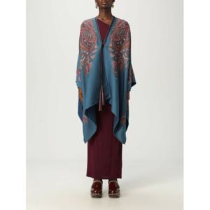 [ETRO] 라프리마 여성 케이프 WRBD0012AV778 X0883 Teal /6