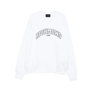 25 FW 존리치몬드 로고 디테일 스웨트셔츠 RMA25195FEAYT TP441201079