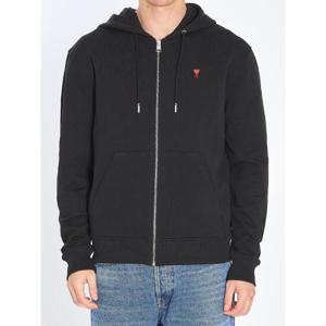 AMI PARIS SWEATSHIRTS BLACK BFUSW435001