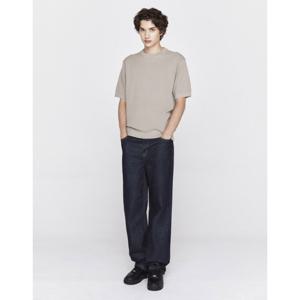 [지오다노] 남자 스티치 라운드넥 반팔 니트 스웨터 01055906