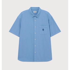 커버낫 C 로고 옥스포드 하프 셔츠 B1 CO2502SS31 BL LM IV LP