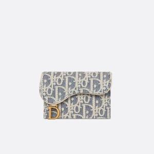 디올 (국내백화점 풀세트) Saddle Bloom 카드 지갑 S5611CDFD M925