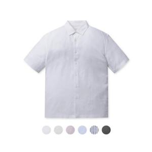 [프로젝트엠][프로젝트엠] 남성 린넨 레이온 반팔 셔츠_EPD2WC13