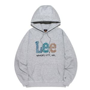 LEE 공용 후드상의 B1 LE2501HD05 GR OT