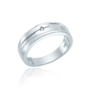 [로이드] 엔드리스 투라인 14K 남성 반지 커플링 LRM22032G