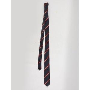 셀린느 버건디 스트라이프 슬림 실크 타이 2AV09A297 07XW