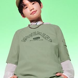 [폴햄키즈]공용트리코트카고반팔티PKF2TS3573LKH_GN