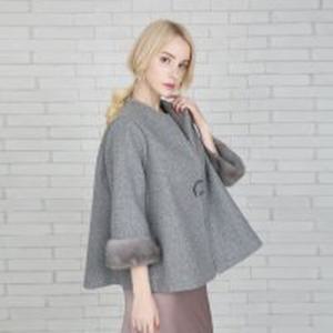 ★제이유퍼★ CJ039 노카라 플레어 밍크자켓