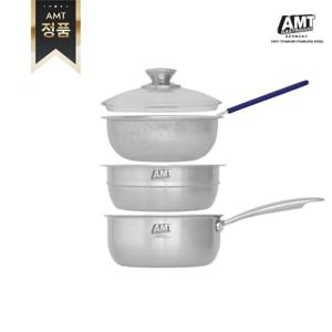 AMT 샤프 스마트쿡 편수 냄비 18cm + 사은품 미니 실리콘 스파츄라(그레이) (RO0308)