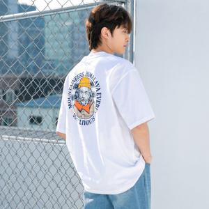 XL~4XL 빅사이즈 마운티널스 서클 반팔티 BE53805 (5 COLOR)