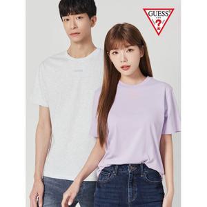 [게스]유니 심플 미니로고 반팔티 NN2K0565