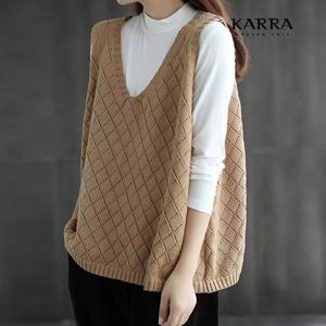 [카라]KARRA (77까지)다이아펀칭브이넥베스트_A3F0445