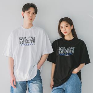 앨빈클로 앨빈아이즈 오버핏 반팔티 AST4836 (2 COLOR)