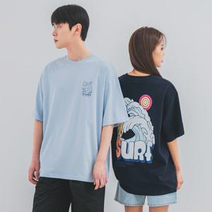 앨빈클로 브로큰 보드 SURF 웨이브 반팔티 AST4975 (3 COLOR)