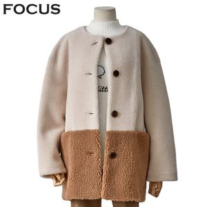 [포커스]뽀글이배색자켓 FBW2J2PJK2021