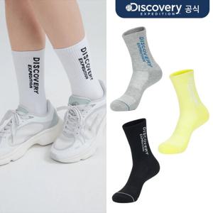 [디스커버리] 더블로고 솔리드 하이삭스 6종 택1 DXSO7044N-SET