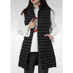 [시에로]경량 다운 가로 퀼팅 중기장 VEST SE4JPF452