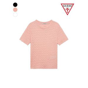 [게스]쭈글이 쁘띠 반팔티 YN2K2422
