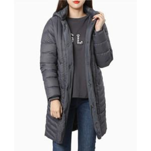 [시에로]후드 탈부착 롱기장 경량 다운 점퍼 SE4JPF457