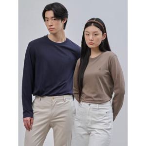 [빈폴멘] [Essential] 수피마 코튼 라운드넥 티셔츠 네이비 BC4741E02R